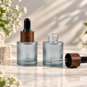 20ml Dark Frosted Flat Glass Dropper Perfume Bottle